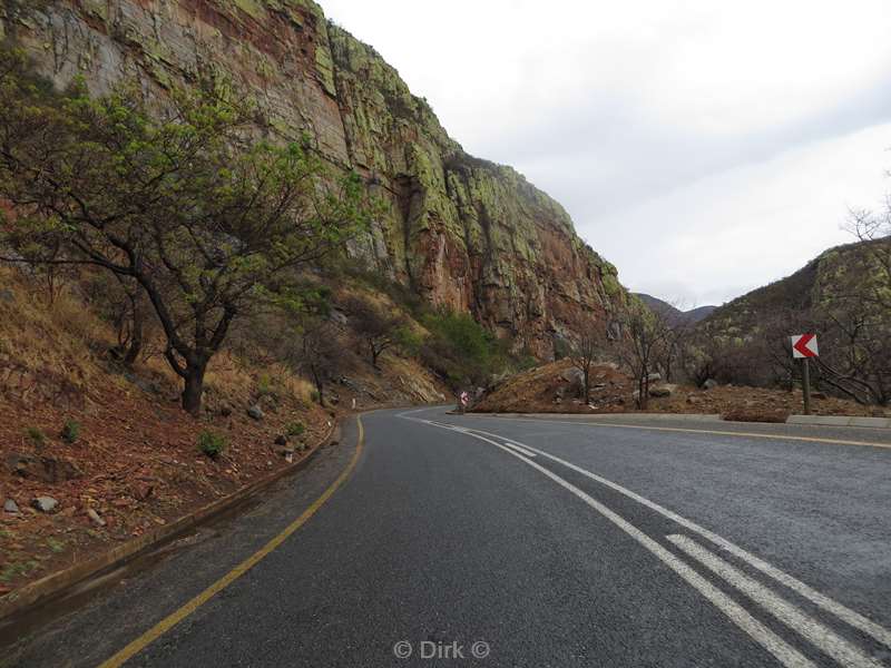 route krugerpark johannesburg zuid-afrika