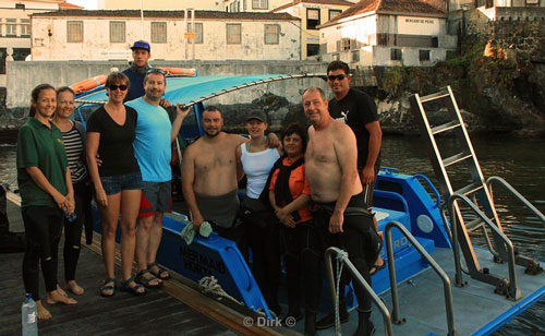 divers azores pico faial atlantic ocean