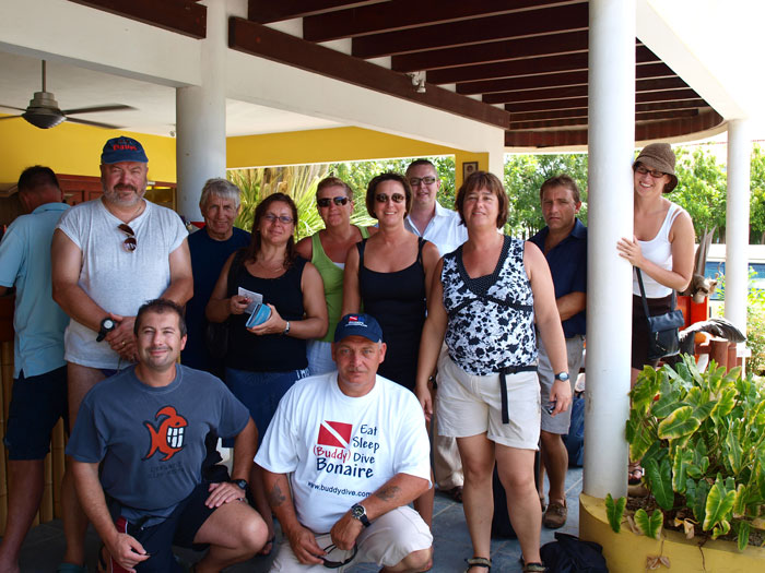 divers in Bonaire