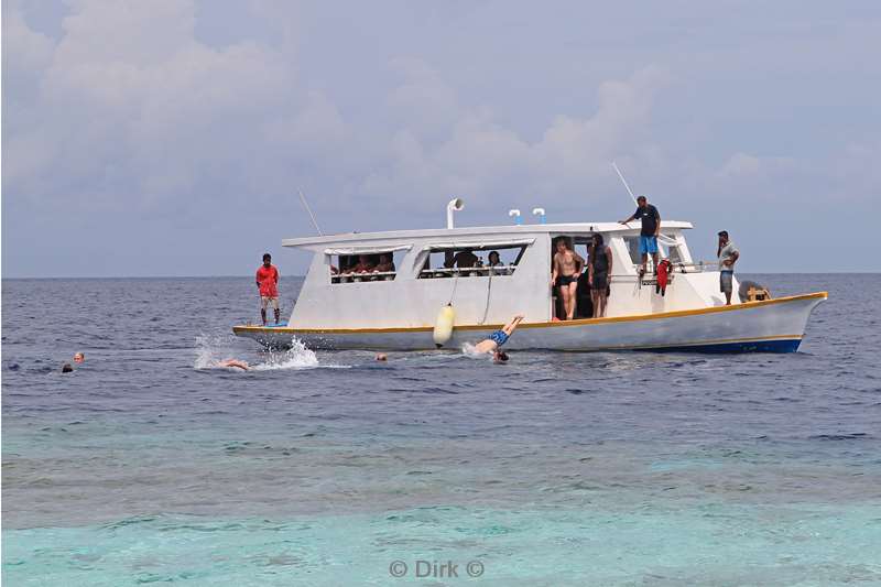 bijboot Princess Rani in de Malediven