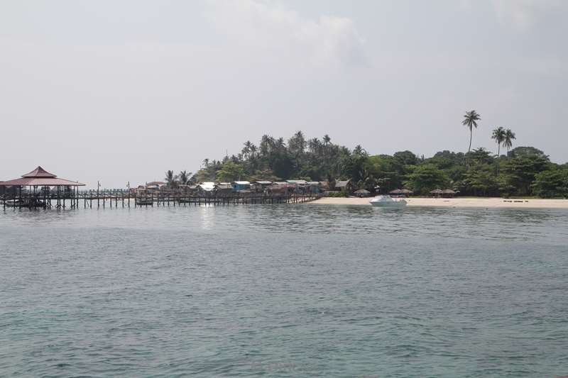 maleisie mabul island zeezicht kapalai