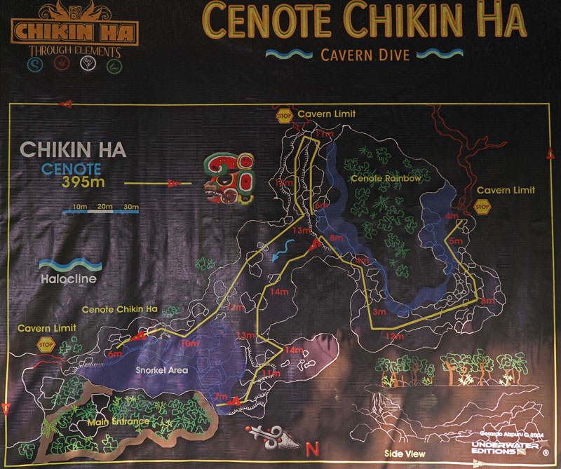 duiken cenote chikin ha