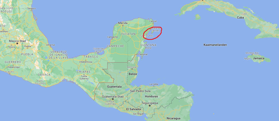 map mexico