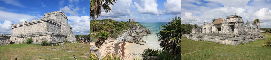 mexico tulum maya tempels