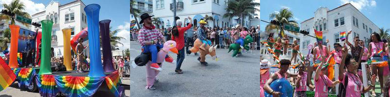 ocean drive south beach miami gay parade