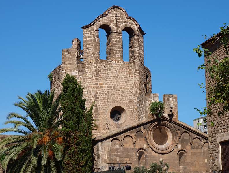 citytrip barcelona spain barri gotic area