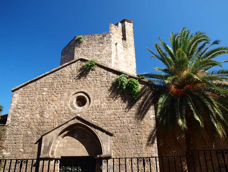 citytrip barcelona spain barri gotic area