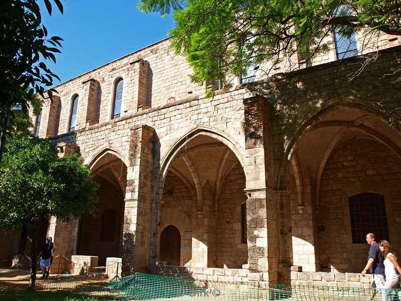 citytrip barcelona spain barri gotic area