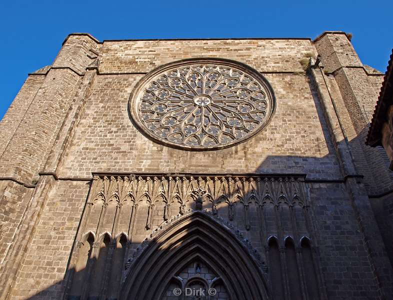 citytrip barcelona spain basiliek santa maria del pi