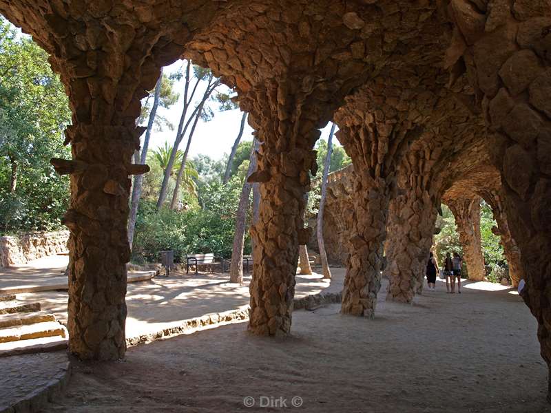 citytrip barcelona spain park guell gaudi