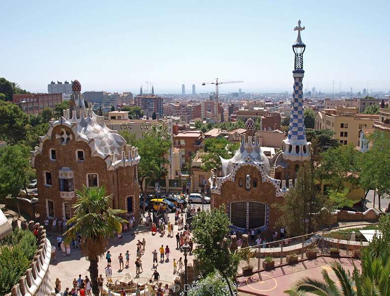 citytrip barcelona spanje park guell gaudi