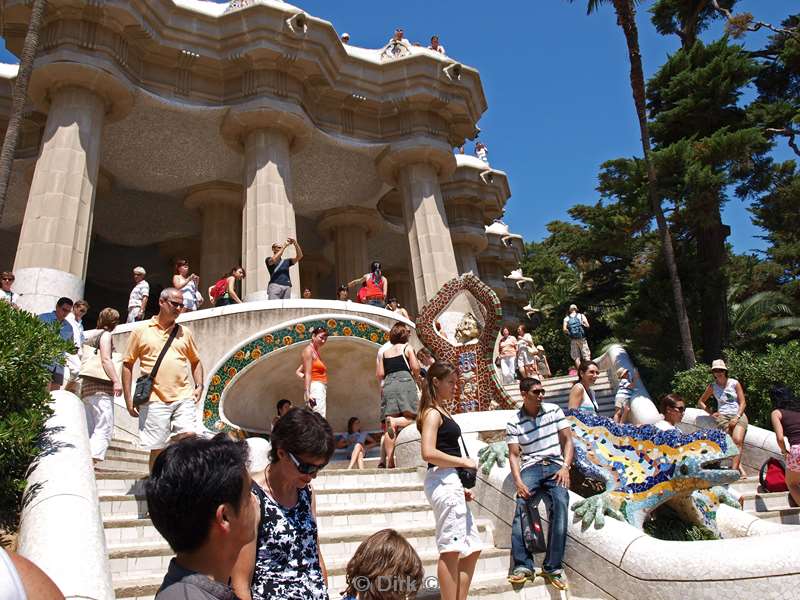 citytrip barcelona spanje park guell gaudi