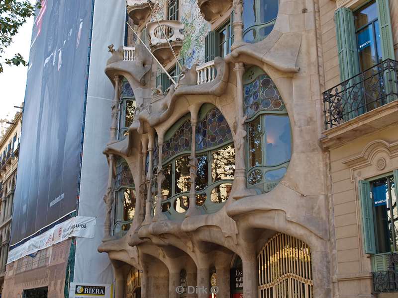 citytrip barcelona spanje casa batllo gaudi