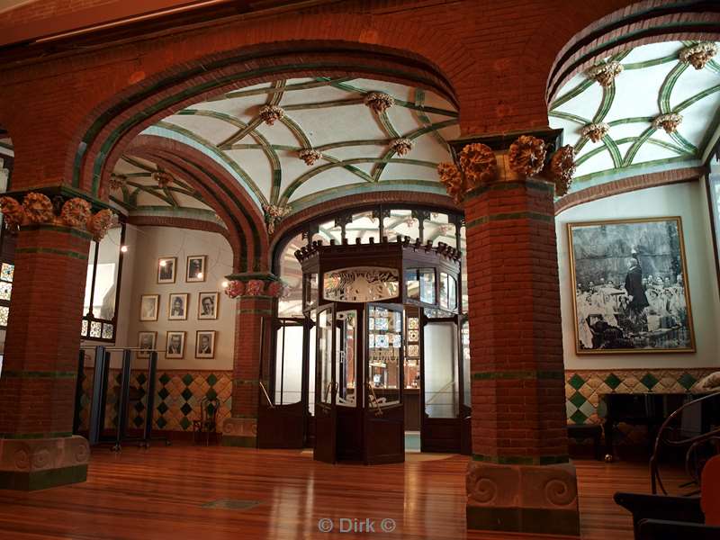 citytrip barcelona spanje palau de la musica catalana