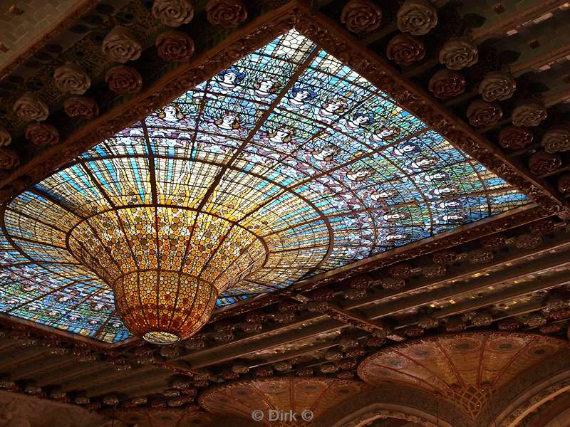 citytrip barcelona spanje palau de la musica catalana