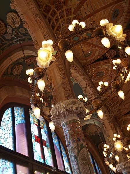 citytrip barcelona spanje palau de la musica catalana