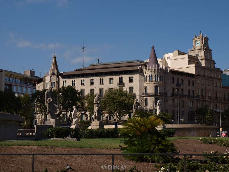 citytrip barcelona spain placa de catalunya