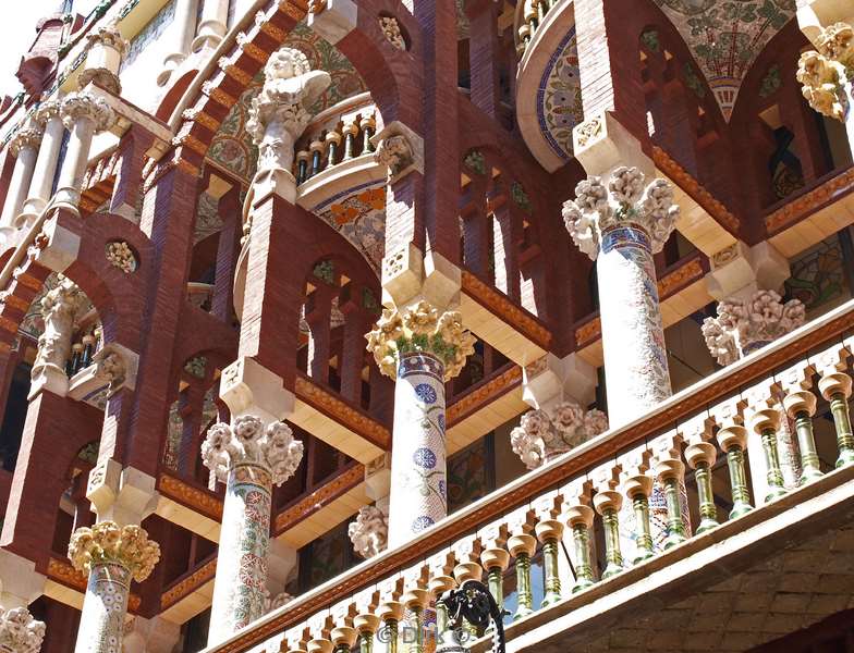 citytrip barcelona spanje palau de la musica catalana