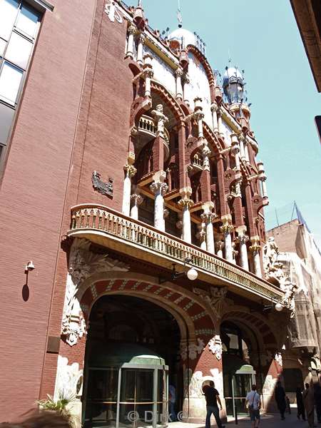 citytrip barcelona spanje palau de la musica catalana