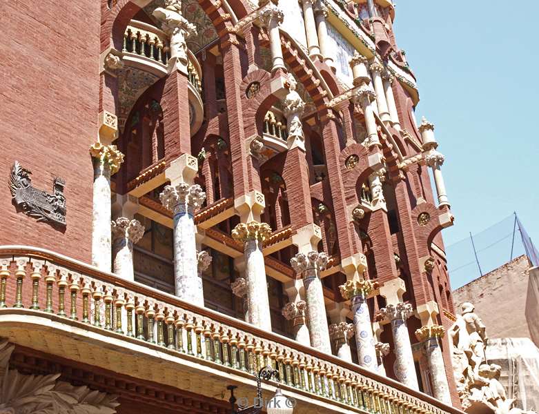 citytrip barcelona spanje palau de la musica catalana