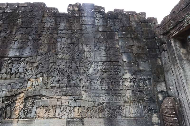 cambodia siem reap bayon tempel