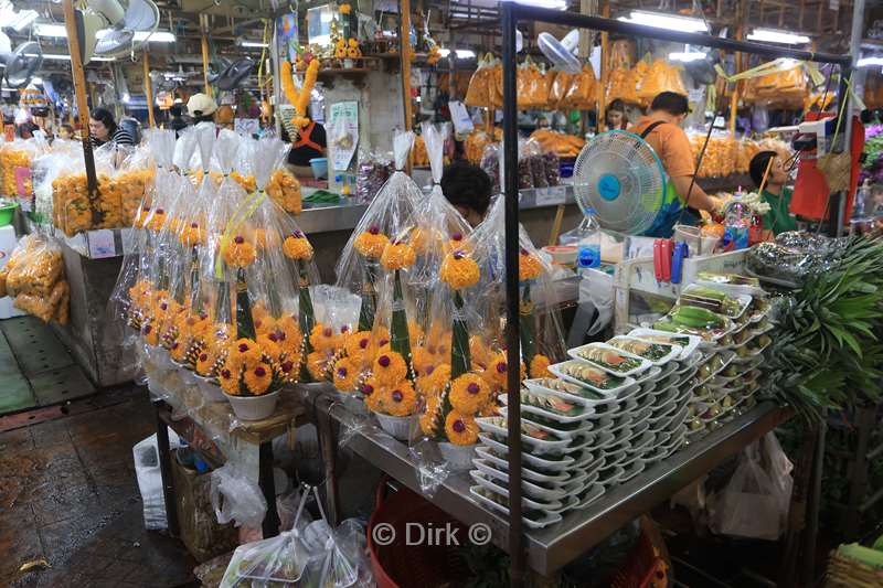 thailand bangkok bloemenmarkt chinatown