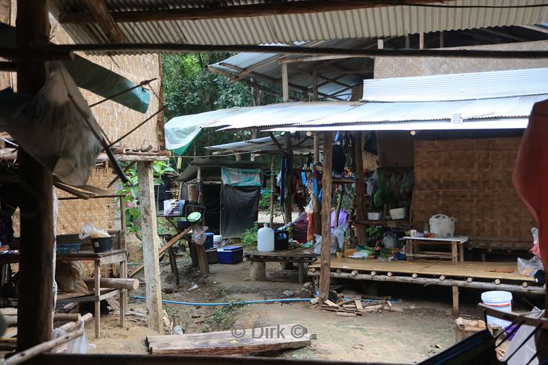 thailand long neck mensen dorp