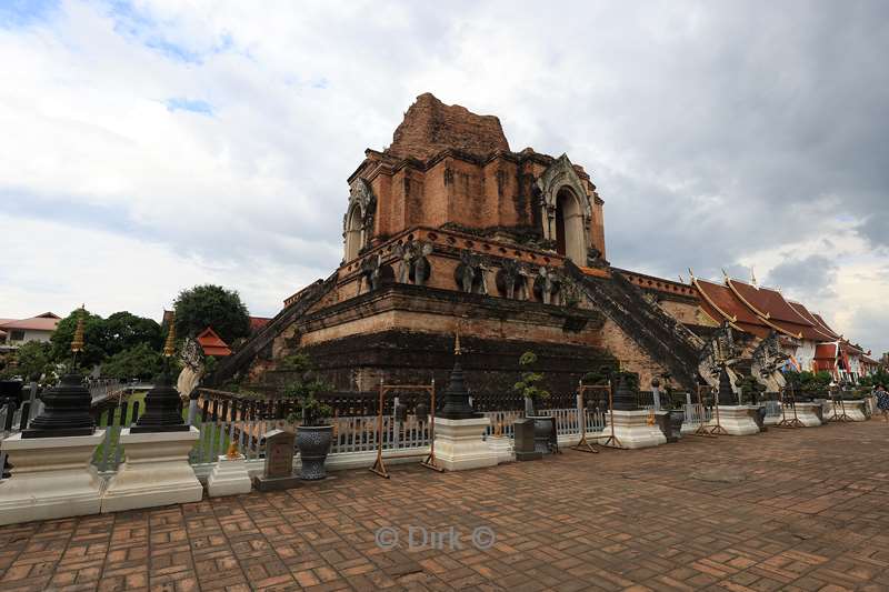 thailand chiang mai tempels chedi luang, wat chang Man, wat phra singh