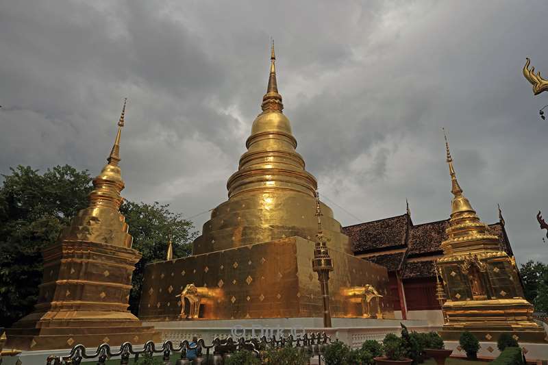 thailand chiang mai tempels chedi luang, wat chang Man, wat phra singh