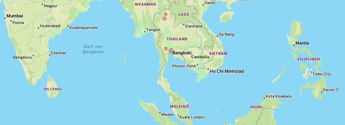 map cambodia thailand