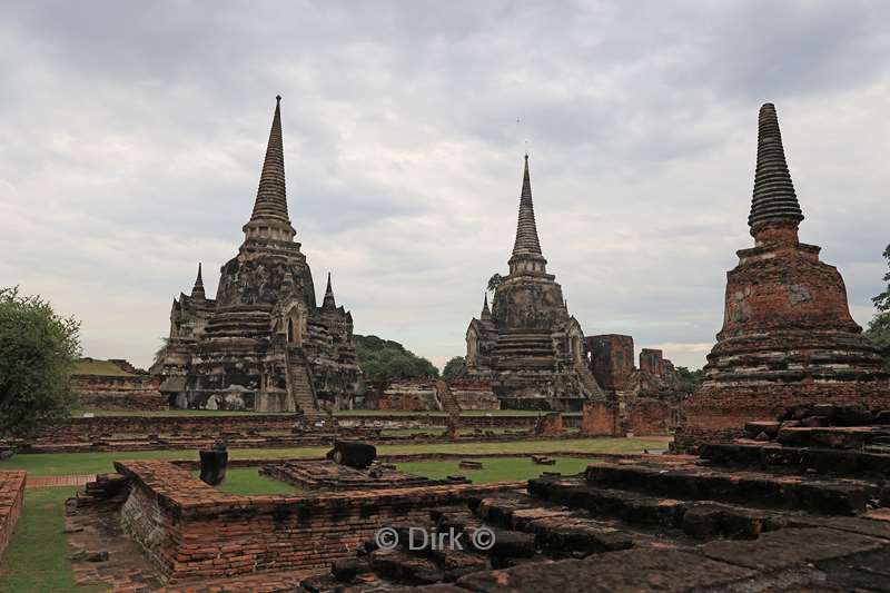 thailand wat phra si sanphet tempels ayutthaya