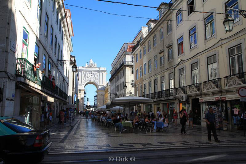 citytrip lissabon portugal praça do comércio