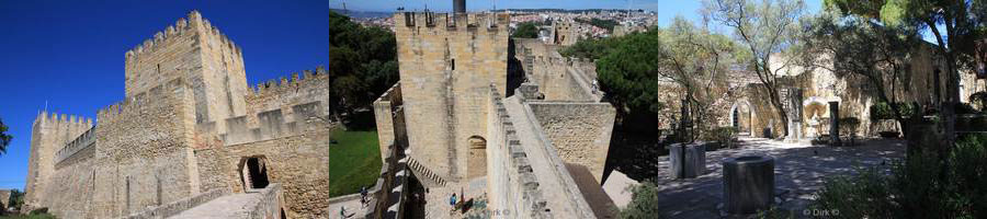 portugal lissabon castelo de sao jorge