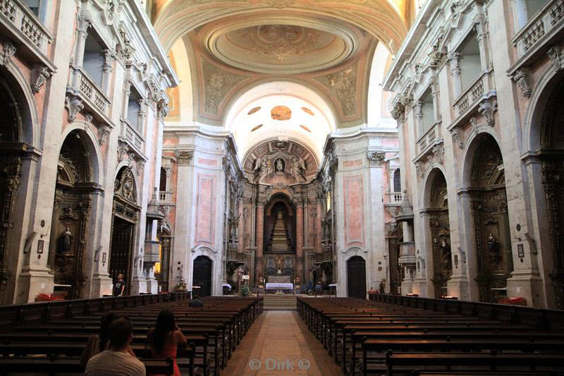 citytrip lissabon portugal kerk graca plein