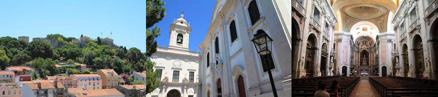 portugal lisbon graca church square