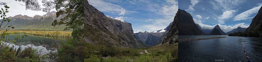 Nieuw-Zeeland milford sound fjord