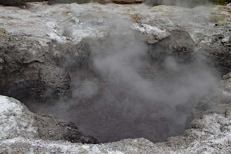 new zealand geothermal park wai-o-tapu