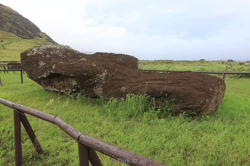 paaseiland moai beelden akahanga