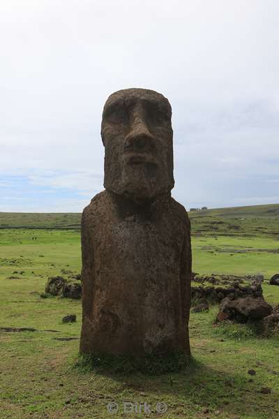 paaseiland moai beelden akahanga