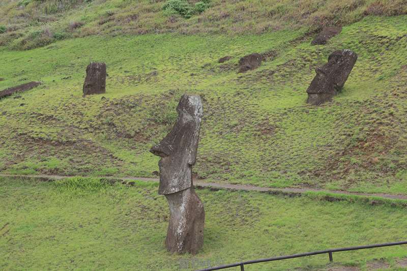 paaseiland moai beelden Rano Raraku