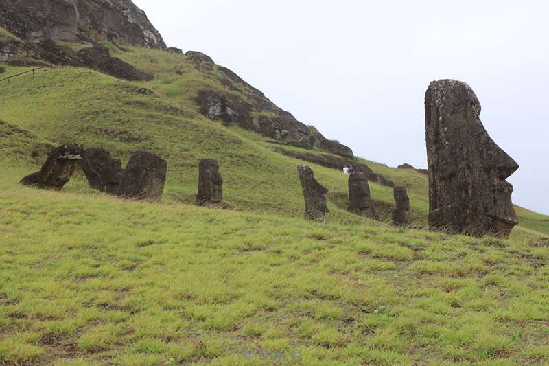 paaseiland moai beelden Rano Raraku