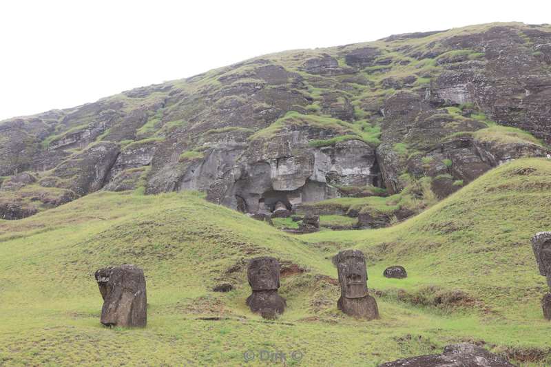 paaseiland moai beelden Rano Raraku