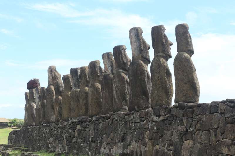 paaseiland moai beelden tongariki