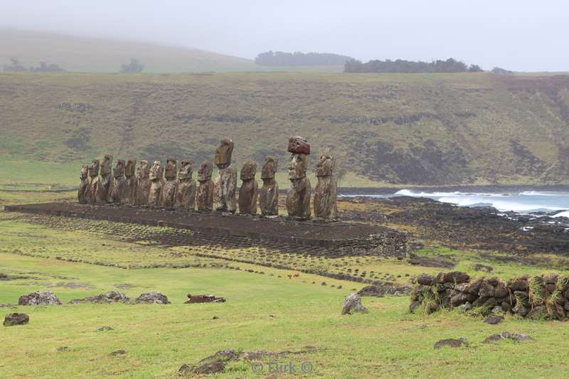 paaseiland moai beelden tongariki