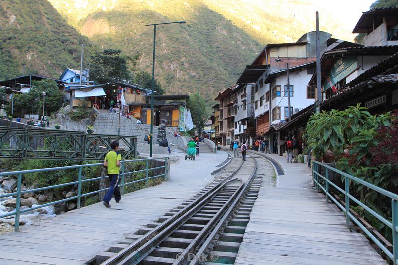 trein aguas calientes peru