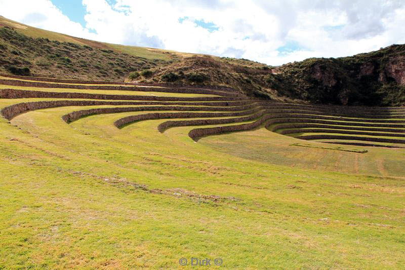 moray ruïnes pre inca peru