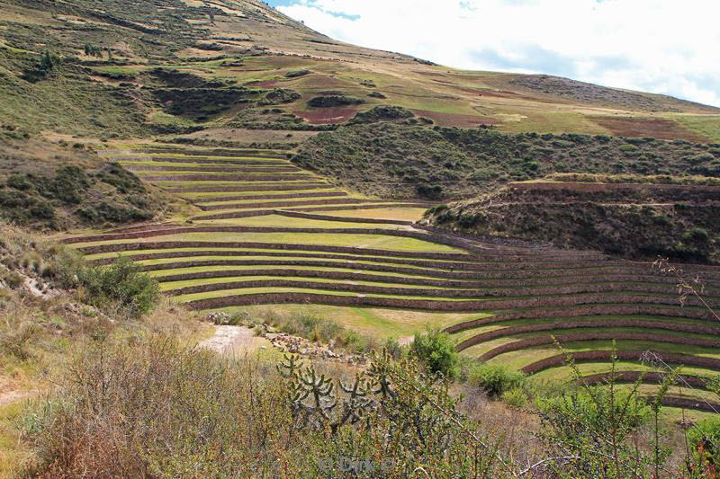 moray ruïnes pre inca peru