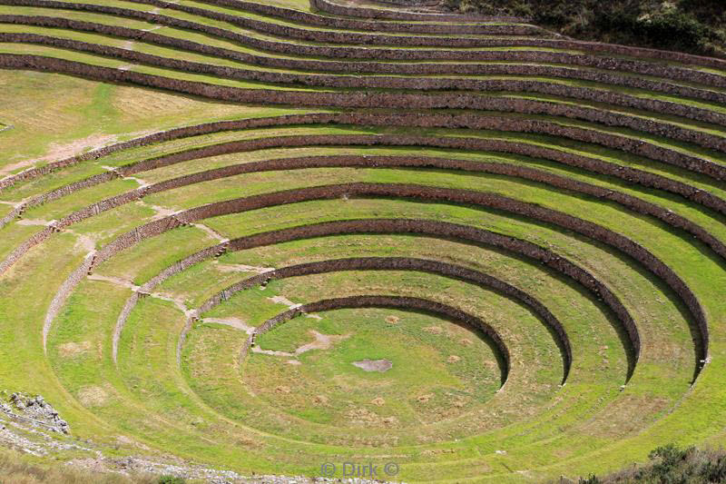 moray ruïnes pre inca peru