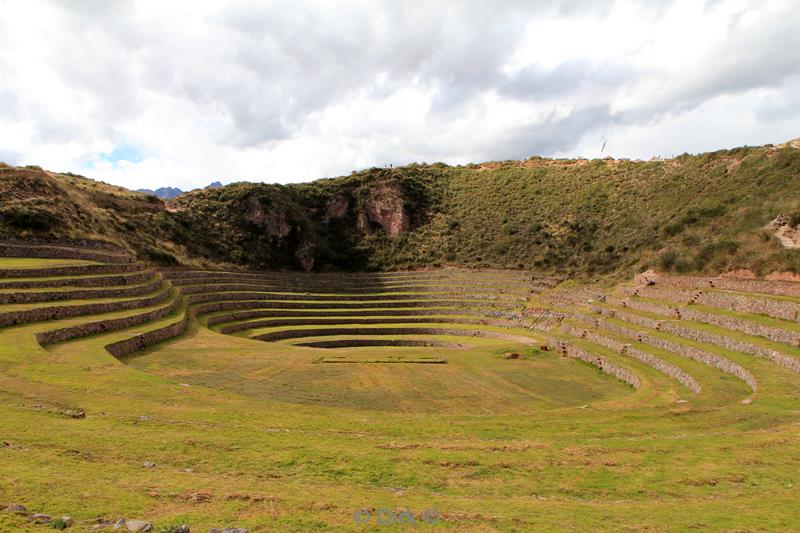 moray ruïnes pre inca peru