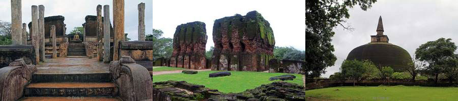 boeddhistische historische opgravingen tempels polonnaruwa sri lanka